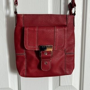 Used Nine West Red Crossbody Bag